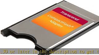 Transcend PCMCIA Ata Adapter for Cf 2 Card [upl. by Lounge]