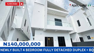 House for Sale in Lekki Lagos Nigeria Newly Built 4 Bedroom Fully Detached Duplex for Sale in Ajah [upl. by Josias503]