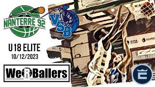 JSF Nanterre v Villemomble U18 Elite 10122023 Highlights by We R Ballers [upl. by Sholes]