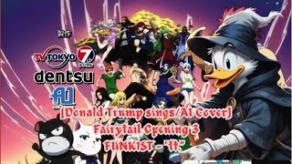 Donald Duck singsAI Cover Fairy tail Opening 3  FUNKIST  quotftquot [upl. by Haskell]