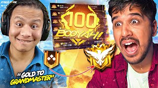 100 Streak Challenge By Amit Bhai 😵 Free Fire Max  Tonde Gamer [upl. by Mickey482]