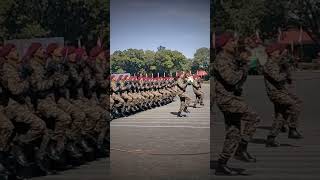 Para SF Marching Contingent on Army Day 2023 indianarmy parasf commandos [upl. by Carrington437]