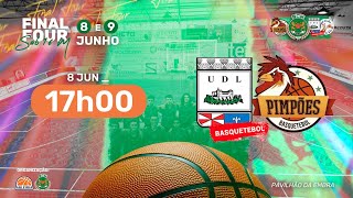 🏀 𝐁𝐚𝐬𝐪𝐮𝐞𝐭𝐞𝐛𝐨𝐥  SUB16M 🔛 FINAL FOUR  UD Leiria X Pimpões [upl. by Behka789]