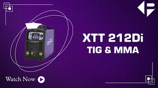 XTT 212Di  TIG and MMA Welding [upl. by Ahseinat]