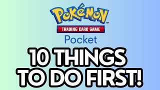 10 Things to do FIRST in Pokemon TCG Pocket [upl. by Axel]