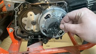 ATV  Pit bike  90CC  100CC  110CC  125CC AUTOMATIC CLUTCH REPLACEMENT [upl. by Maudie421]