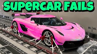 Expensive Supercars Fails  Wins Compilation  Best of Driving Caught on Camera 2024 [upl. by Lynnett986]