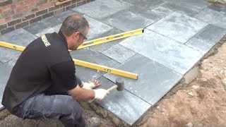 How To Lay A Patio  Expert Guide To Laying Patio Slabs  Garden Ideas amp Tips  Homebase [upl. by Einohtna]