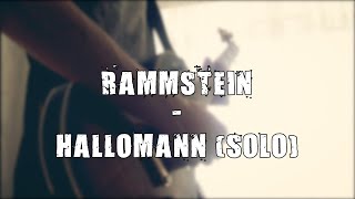 Rammstein  Hallomann solo [upl. by Arianne]