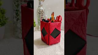 Brilliant idea of paper craft  DIY Desk organiser youtubeshorts shorts penholder viralvideo [upl. by Wald]