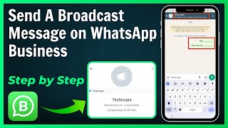 How to Send A Broadcast Message on WhatsApp Business [upl. by Mukul]