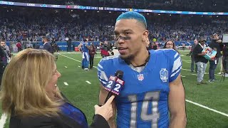 Lions AmonRa on Detroit win Everyone making plays [upl. by Blynn]