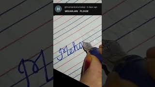 How to write the alphabet AtoZ in cursive writingHandwriting practicecursivehandwriting our name [upl. by Adilem]