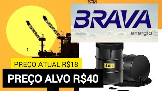 AÇÕES BARATAS  BRAVA ENERGIA BRAV3 PREÇO ATUAL R18 PREÇO ALVO R40 [upl. by Einimod556]