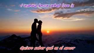 Foreigner  I Want To Know What Love Is  Contiene Subtítulos en Inglés y Español [upl. by Joanne]