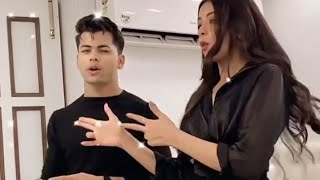 Siddharth Nigam and Rits Badiani new reels videos [upl. by Ajile]