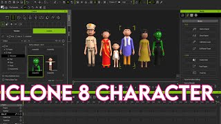 iclone 8 3d Toons chacater download  paagal beta character free cc4  make joke chacater iclone 8 [upl. by Pyszka]