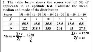 Mean Median and Mode of Grouped DataLesson 2 [upl. by Torosian694]