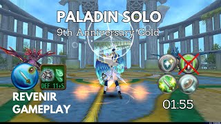 Paladin Revenir Solo 9th Anniversary Gold  Toram Online トーラムオンライン toramonlinegameplay toram [upl. by Kenlay635]