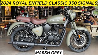 2024 Royal Enfield Classic 350 Signals Marsh Grey  2024 RE Classic 350 Marsh Grey  Classic 350 [upl. by Darci]