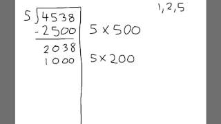 New long division [upl. by Ermin]