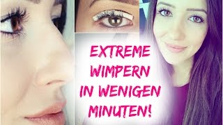 DAUERWELLE für die WIMPERN 😧 Der LIVETEST  Diie Jule [upl. by Gaspar354]