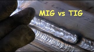 Welding Aluminum TIG vs MIG Spool Gun [upl. by Guy]