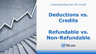 NonRefundable vs Refundable Tax Credits Explained  Tax Info from IRScom [upl. by Oahc]