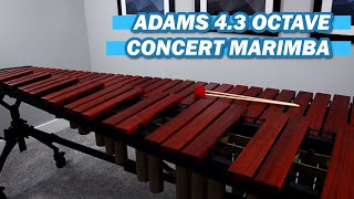 Adams 43 Octave Concert Marimba w Padouk Bars  Full Review amp Sound Test [upl. by Skyler]