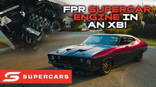 SUPERCAR engine in a Ford XB Coupe  Cam Waters Project Car  2024 Repco Supercars Championship [upl. by Leviralc]