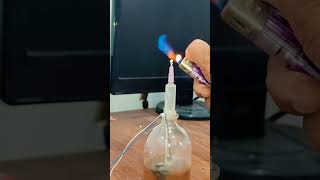 hydrogen gas experiment at home [upl. by Pack]