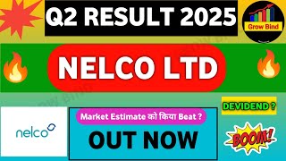 Nelco q2 result  Nelco share latest news  Nelco share news  Nelco share results  Nelco news [upl. by Odele]