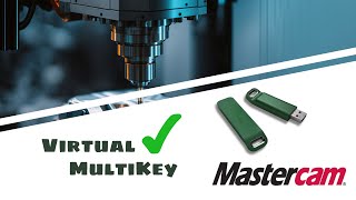 Mastercam Virtual Usb Key  new version  No Mastercam License found [upl. by Lerual]