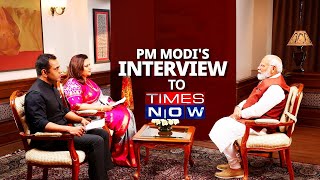 LIVE PM Modis interview to Times Now [upl. by Ariamoy477]