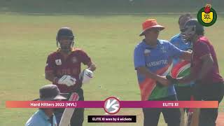 SAANVI CRICKET LEAGUE EDITION  45  HARD HITTERS 2022 MVL VS ELITE XI [upl. by Bernetta]