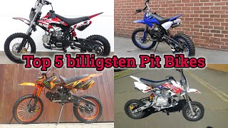 Top 5 billigsten Pit Bikes│Pit Bike Welt [upl. by Moulden]