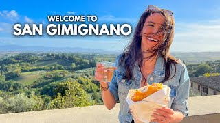 A Day in San Gimignano Italy 🇮🇹 San Gimignano Travel Guide and Walking Tour [upl. by Lewin]