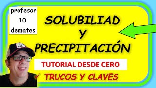 Equilibrios de solubilidad y precipitación Ejercicios resueltos desde cero Índice Química [upl. by Barthold429]