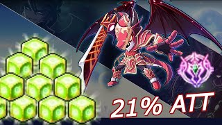 MapleStory 21 Attack Bonus Potential Cubing On Secondary [upl. by Dimphia]