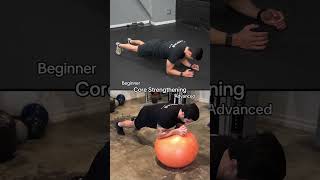 Core Strengthening Exercises Beginner vs Advanced [upl. by Adnale420]