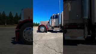 Peterbilt bobtail lannon Wisconsin shorts truck automobile trucking [upl. by Geilich]