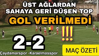 ÇaydamarsporKaraelmas 22 Maç Özeti  28 Kasım 2021 [upl. by Ozner]