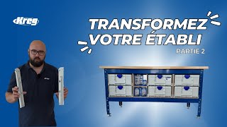 Transformez votre établi avec Kreg amp TANOS  Solutions de rangement DIY   Partie 2 [upl. by Flatto]