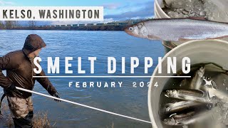 Smelt Dipping in Kelso Washington [upl. by Hceicjow871]