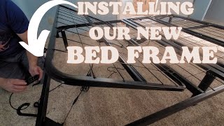 LinenSpa Adjustable Base Bed Frame  Installing REMOTE CONTROLLED BED [upl. by Garwood]