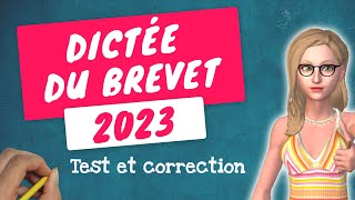 DICTÉE 3ème DU BREVET 2023  Réussirezvous un sansfaute [upl. by Ardnalak567]