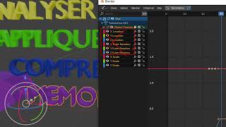 Blender 42  Taxonomie Bloom 34  Animation texte graph editor débutant [upl. by Artemed]