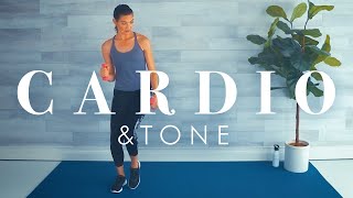 Cardio Workout with Dumbbells for Seniors amp Beginners  Osteoporosis Friendly [upl. by Edroi]