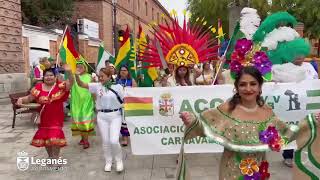 PRIMER DESFILE DE LA HISPANIDAD EN LEGANÉS [upl. by Marylinda]