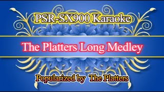 The Platters Long Medley Video Karaoke [upl. by Rawna910]